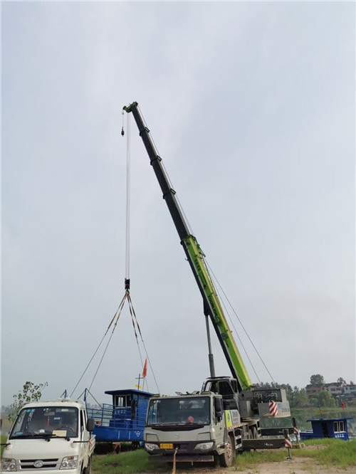 惠东县桥梁建设吊装案例